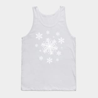 Snowflake Winter Blizzard Tank Top